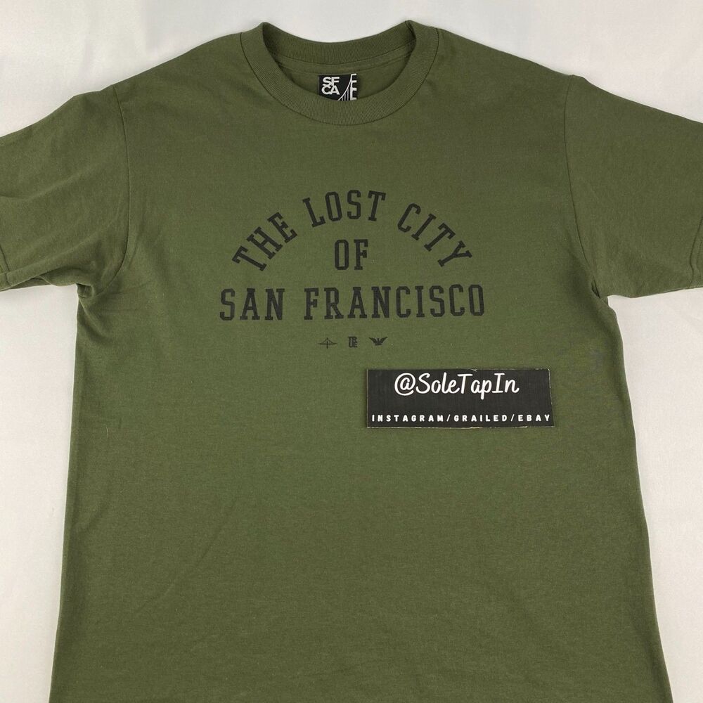 TRUE SF SAN FRANCISCO "The Lost City of San Francisco" T-Shirt Tee Size Medium